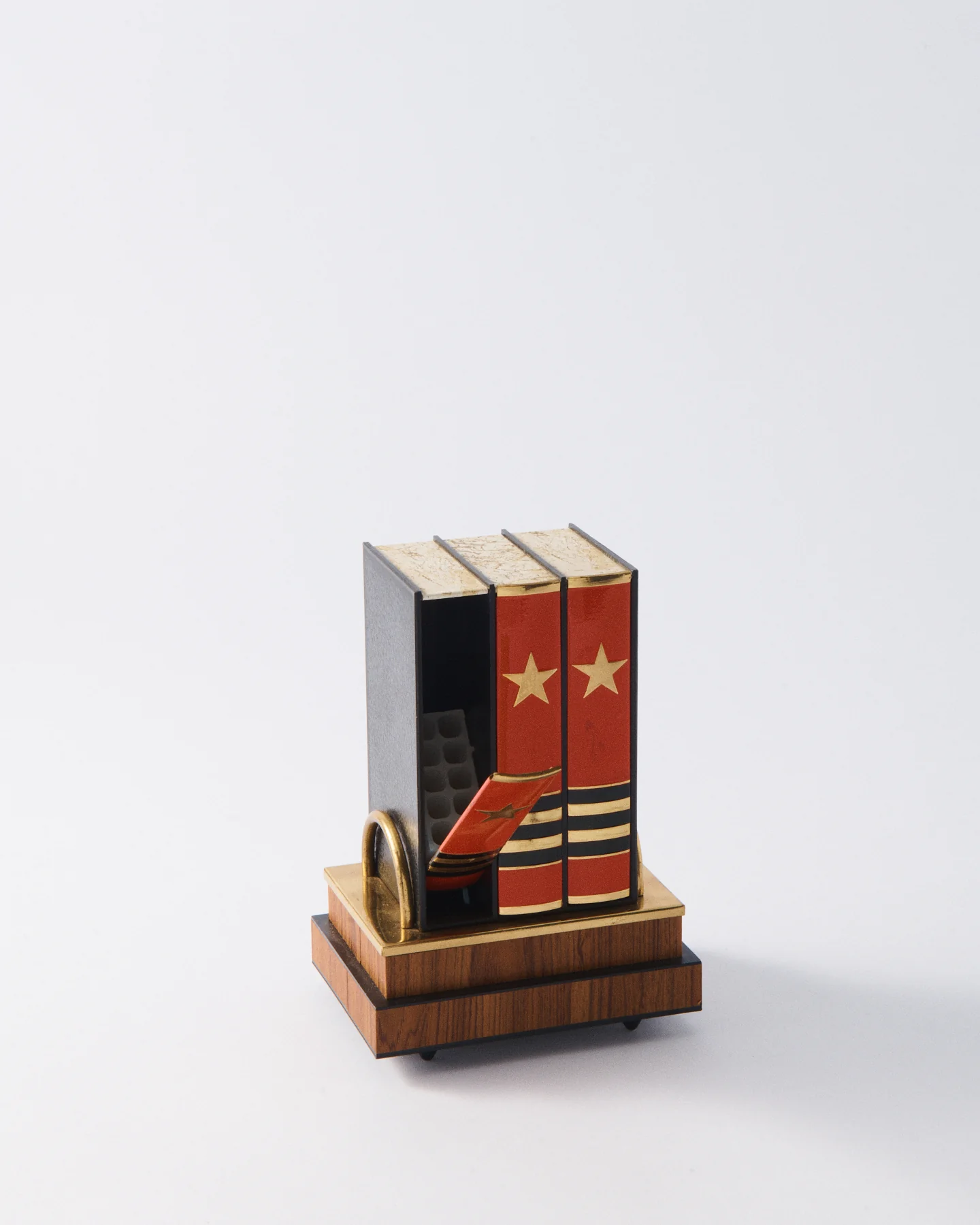 1960s Italian Book Hidden Entertaining Dispenser