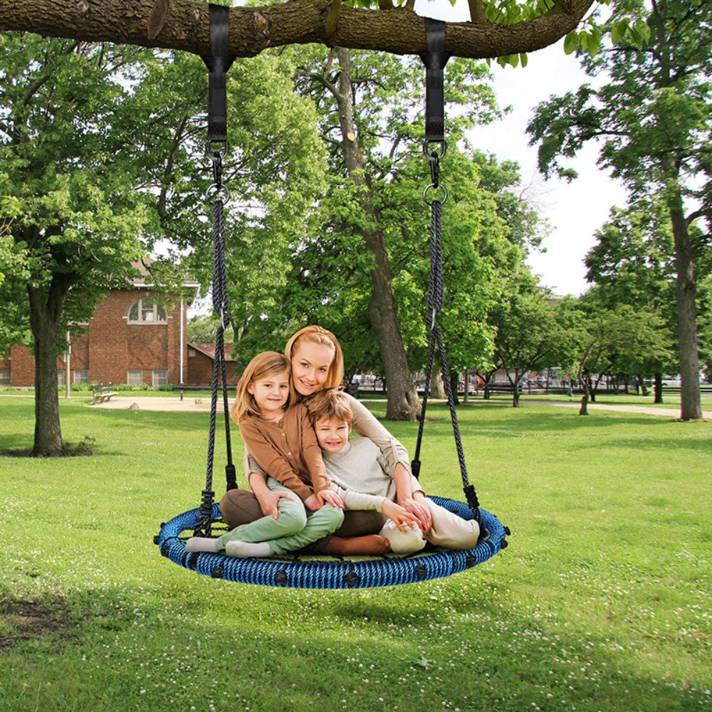 40 Spider Web Saucer Tree Swing for Kids Adults Backyard Playfun Wear Resistant