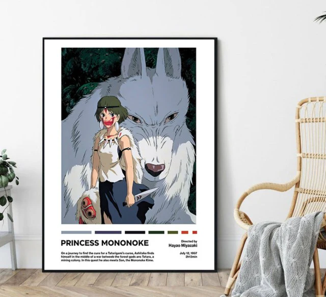 Studio Ghibli Canvas Wall Posters