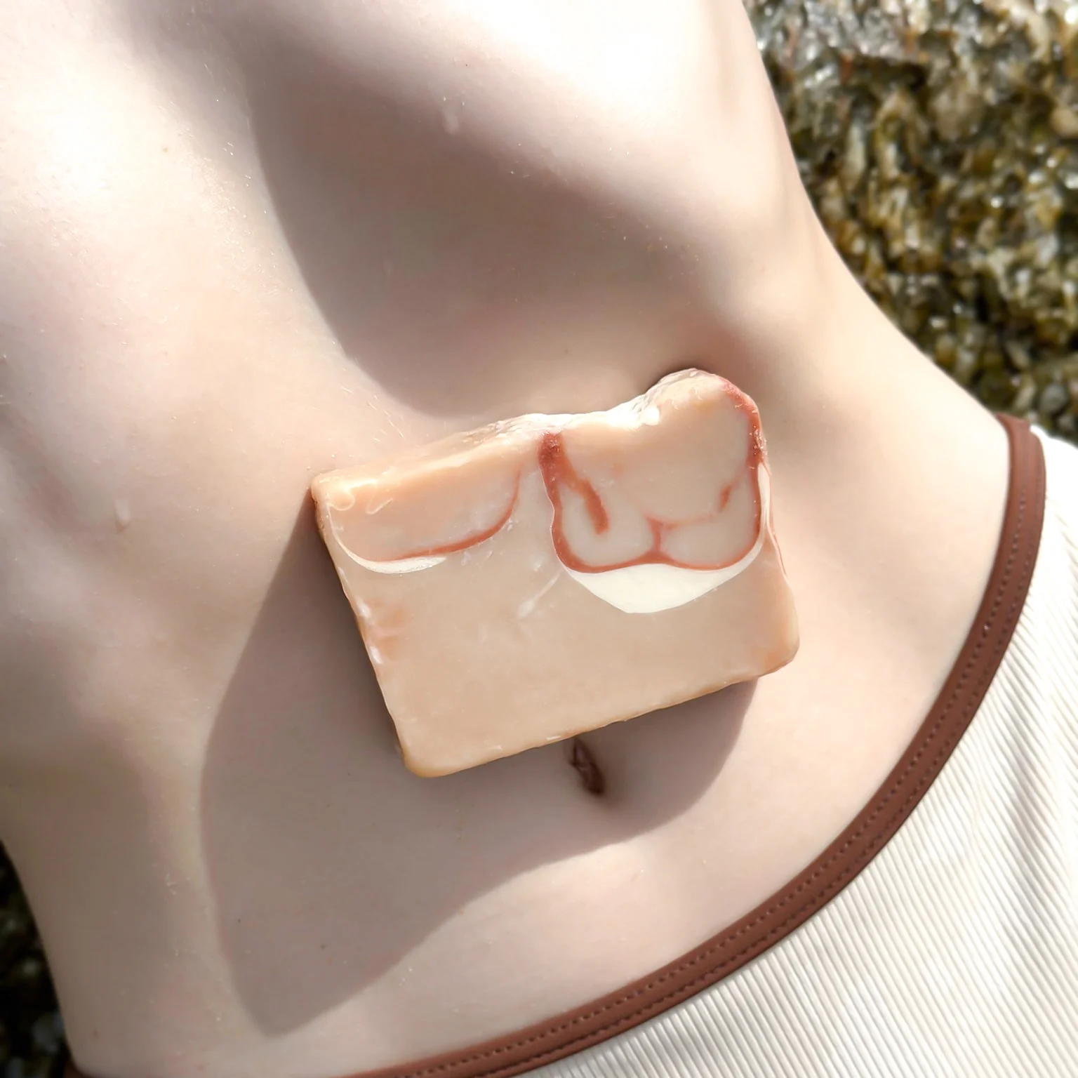 Almond, Salt, and Oatmeal Natural Bar Soap (Non-Glycerin)