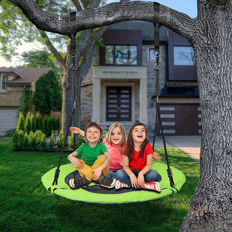 Giant 40 Flying Saucer Tree Swing Spider Web Spinner Swing 700lbs