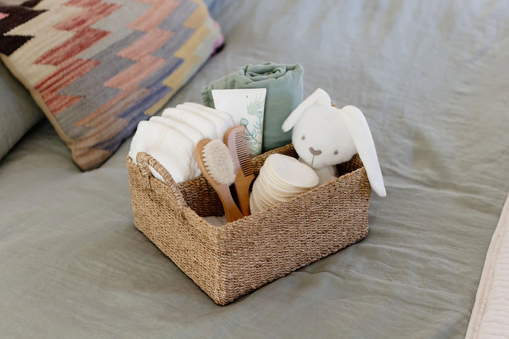 Abaca Handwoven Twin Caddy Organizer