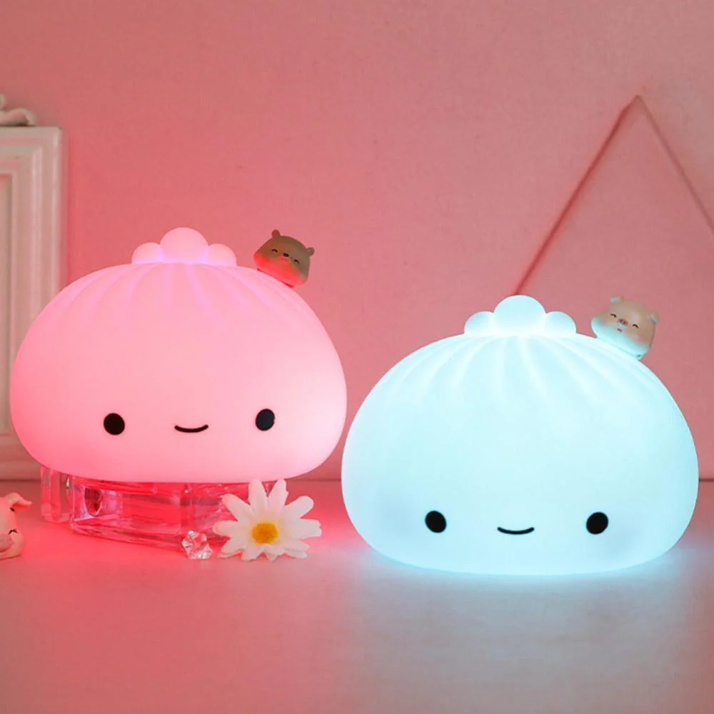 Cute Bun Bedroom Night Lamp