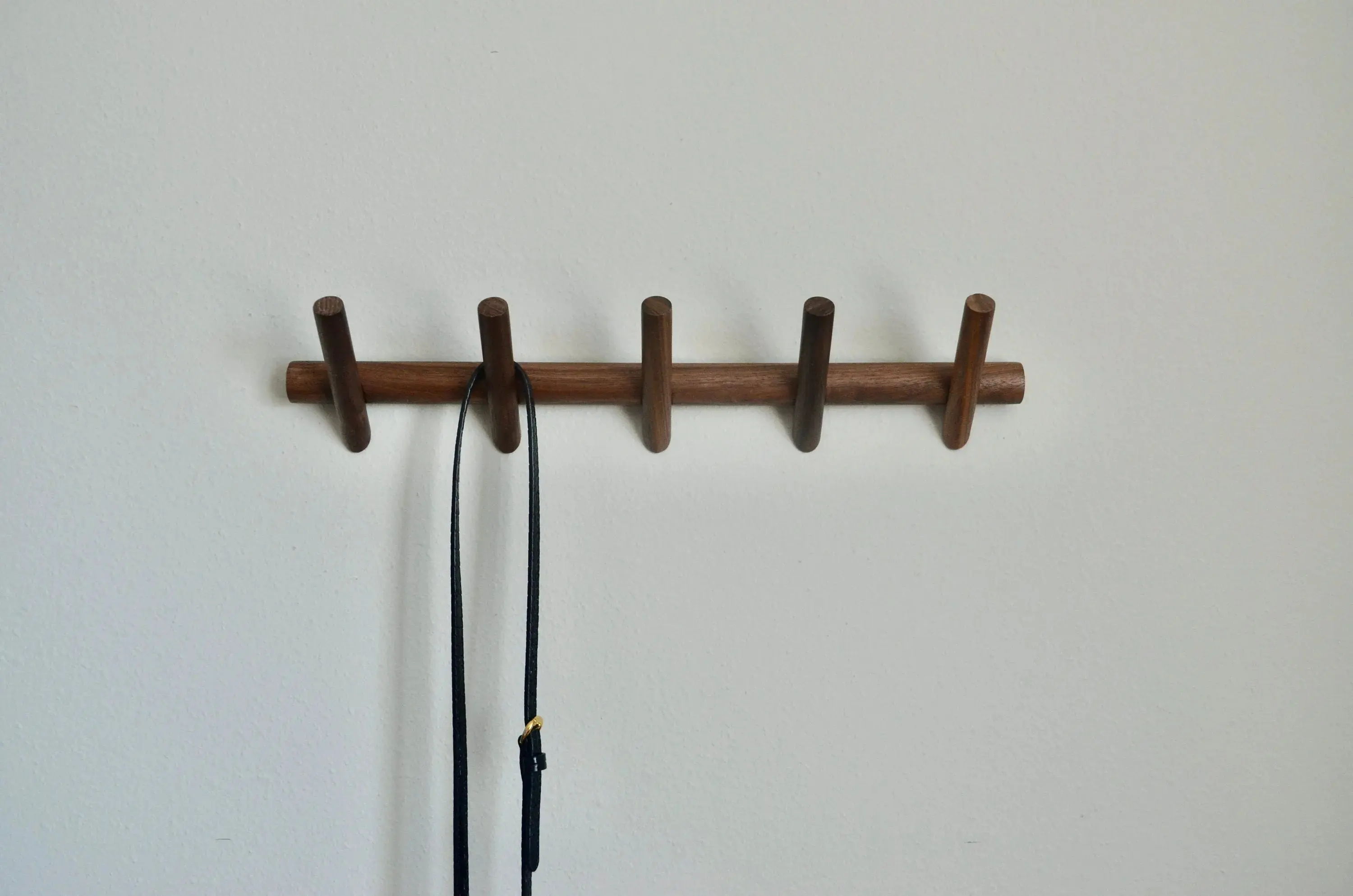 Walnut Wood Coat Rack