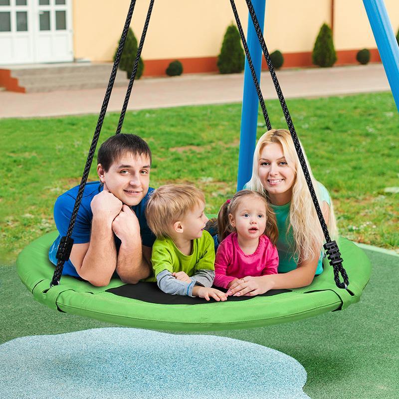 Giant 40 Flying Saucer Tree Swing Spider Web Spinner Swing 700lbs