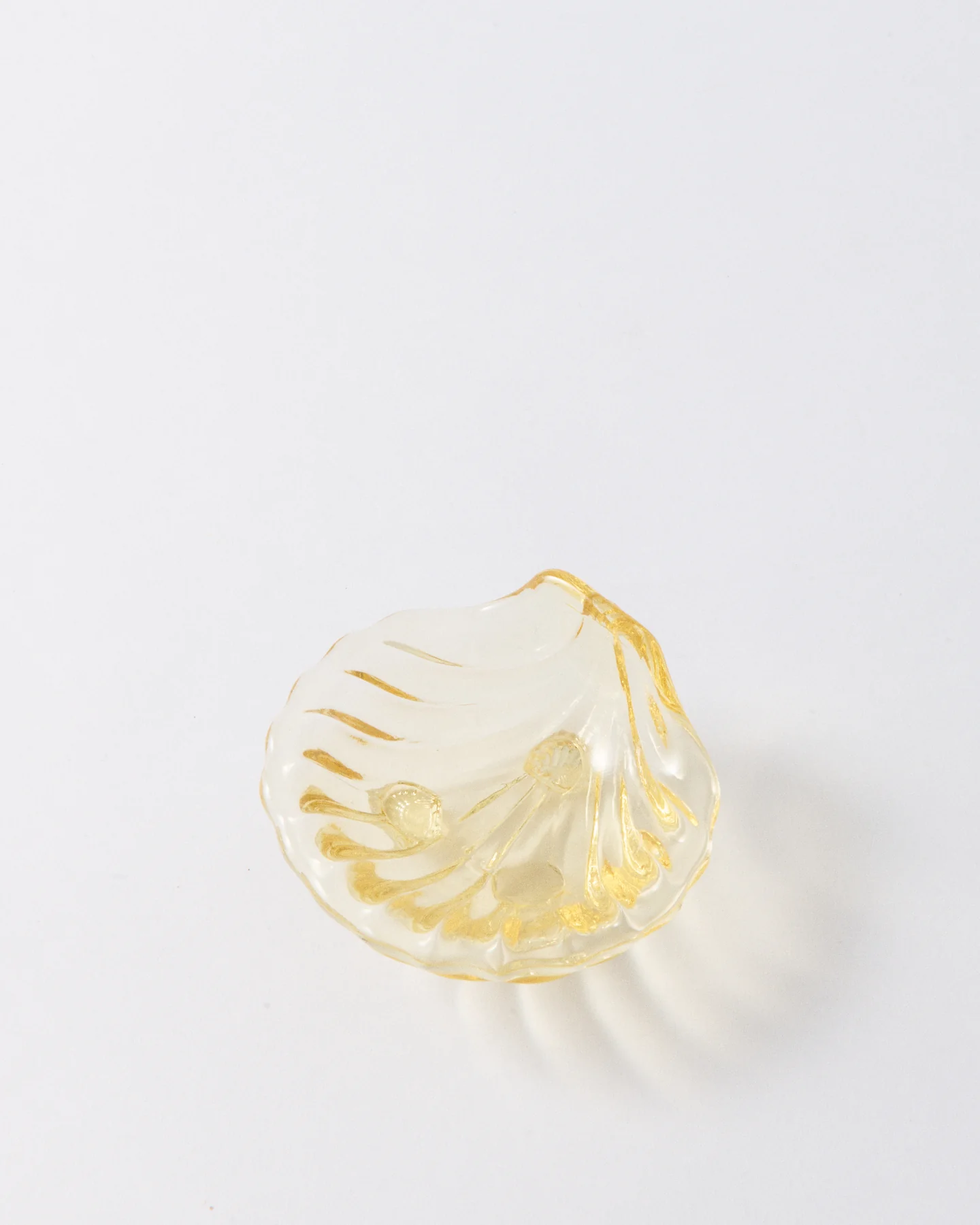 1930s Shell Ring Dish - Yellow
