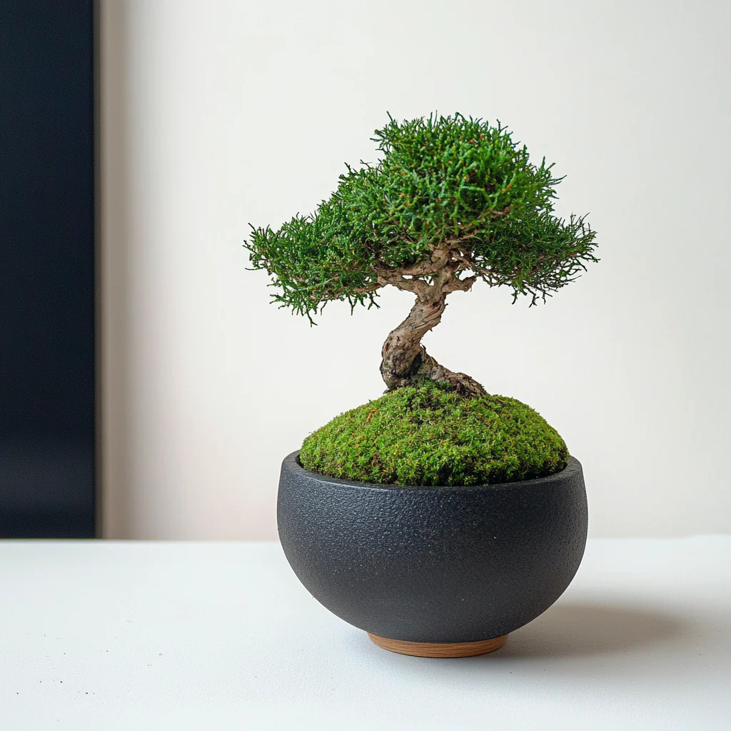 Juniper Bonsai Kokedama (Grown Bonsai)