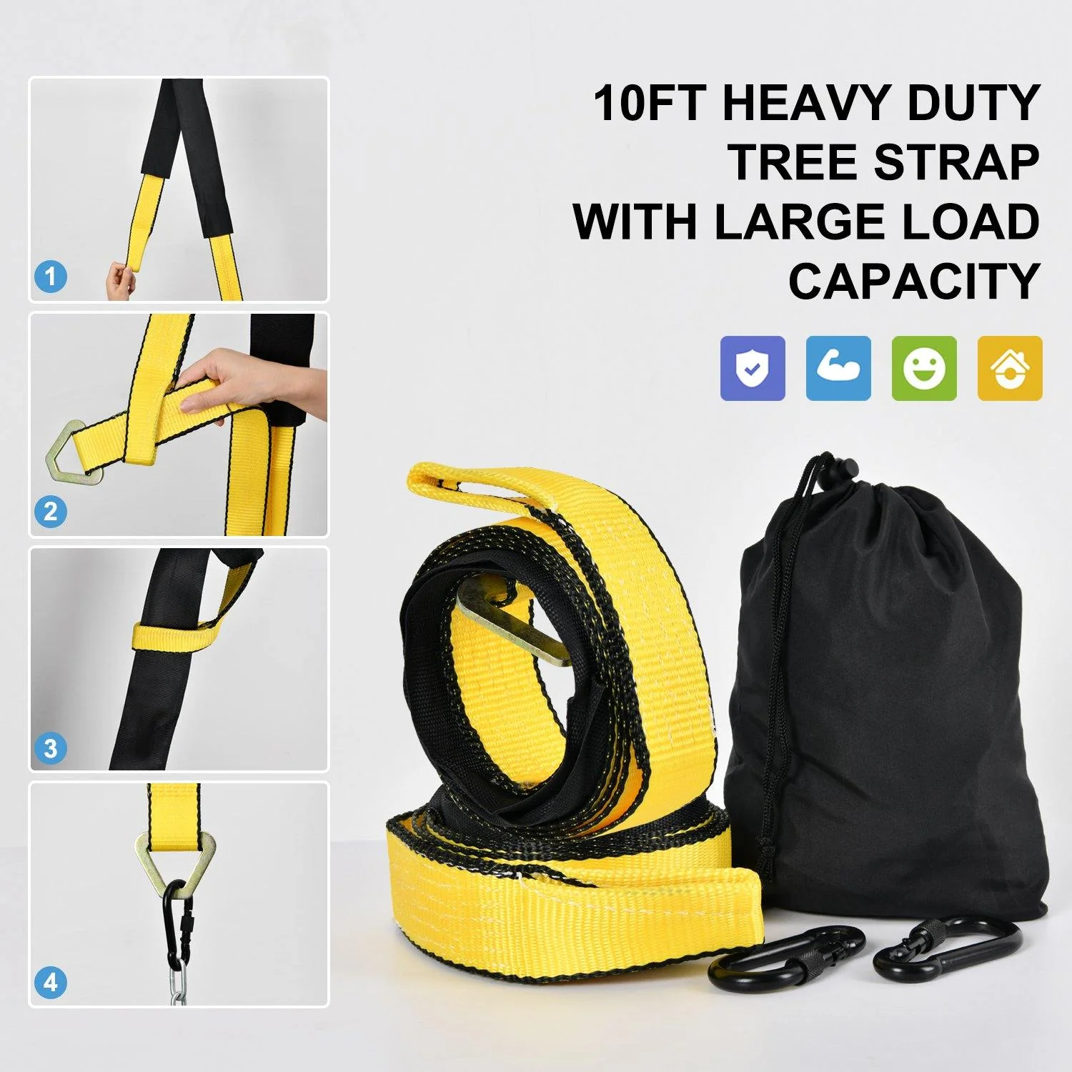 Heavy Duty Saucer Swing with Metal Chain