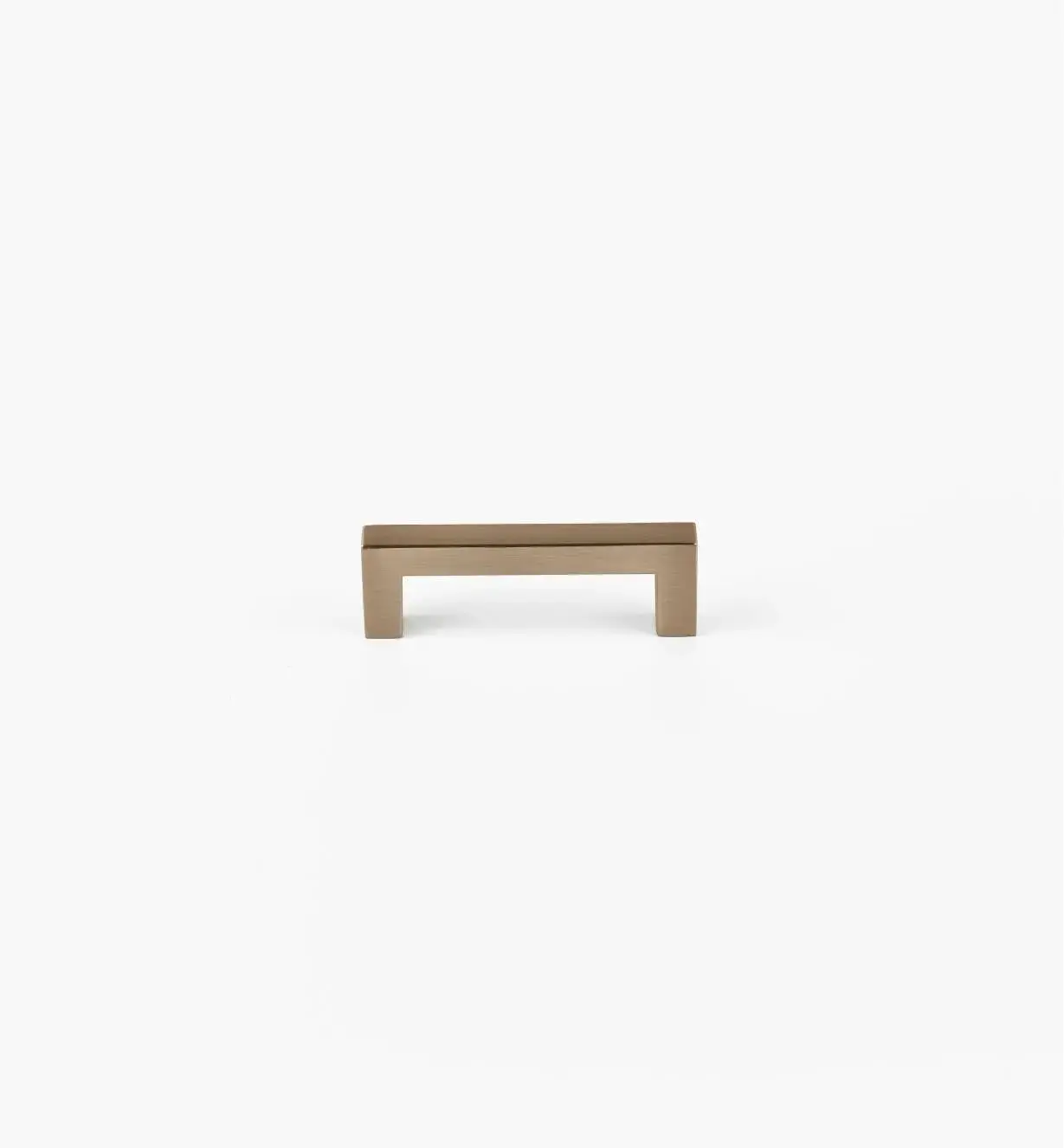 Squared Champagne Bronze Cabinet Handles: Elegant Hardware for Kitchen & Furniture | Handcrafted Décor Brass Cabinet Pull - Drawer Pulls