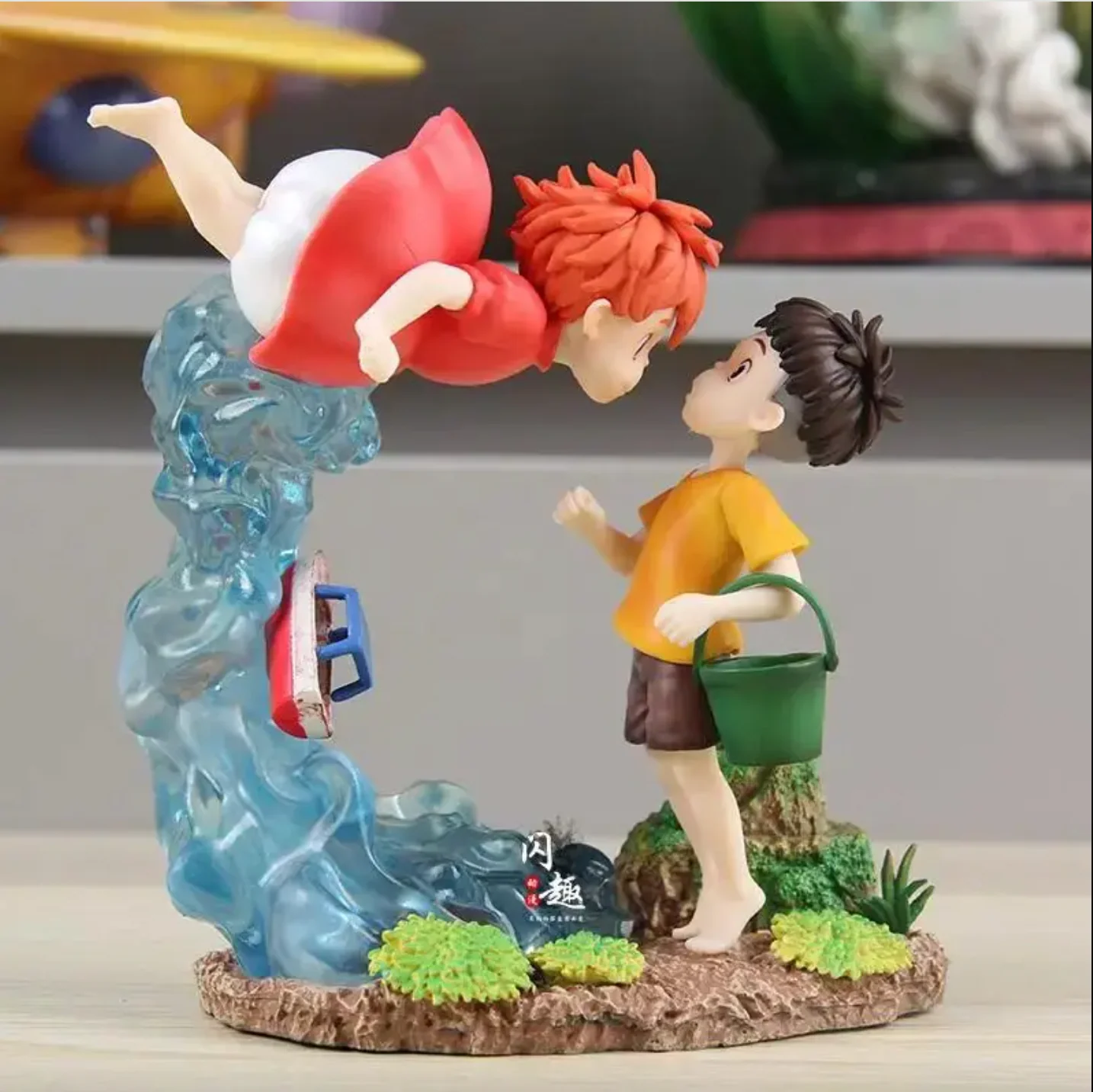 Studio Ghibli Ponyo and Sosuke Statue