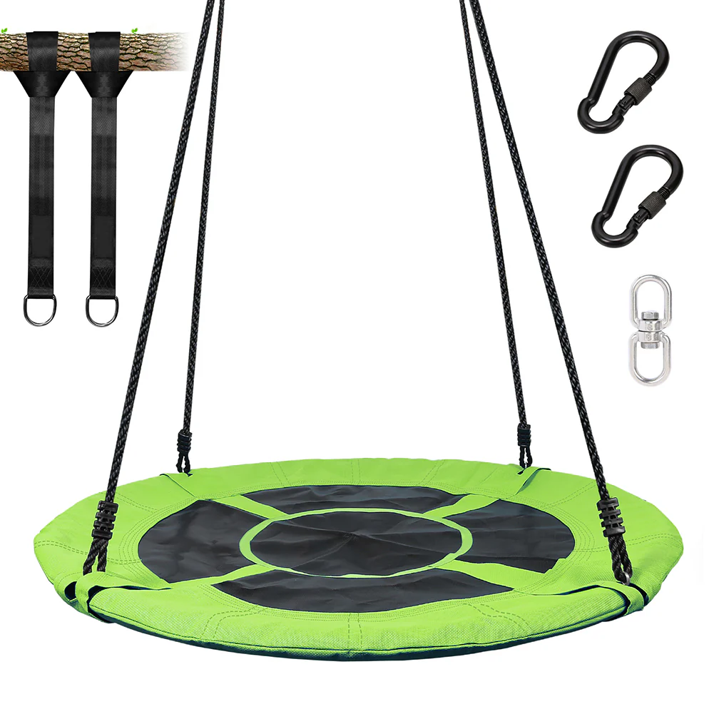 Giant 40 Flying Saucer Tree Swing Spider Web Spinner Swing 700lbs