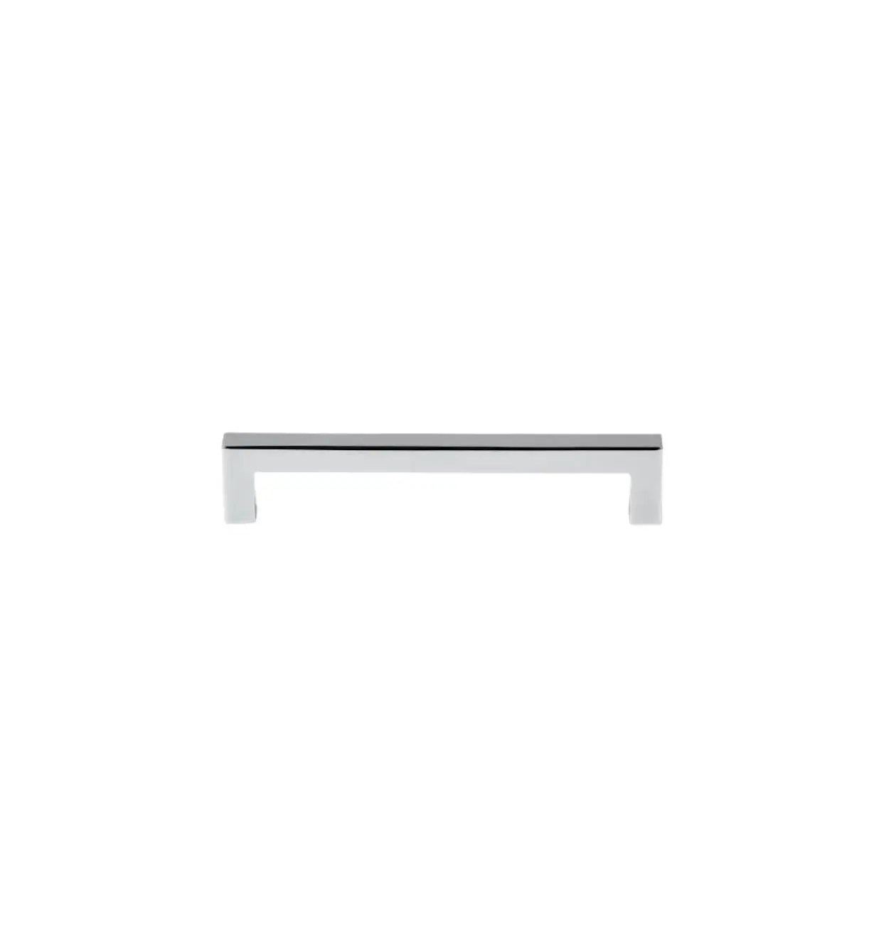 Squared Polished Chrome Cabinet Handles: Elegant Hardware for Kitchen & Furniture | Handcrafted Décor Brass Cabinet Pull - Drawer Pulls