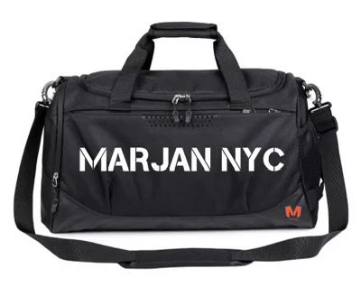 Marjan NYC Outdoor Wear-resistant Removable Hook Canvas Sport and Gym Bag