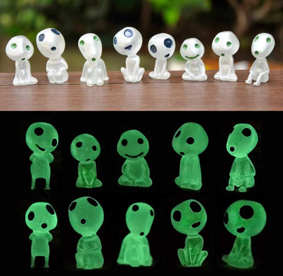 Tree Spirit Mini Action Figures (Glow in Dark)