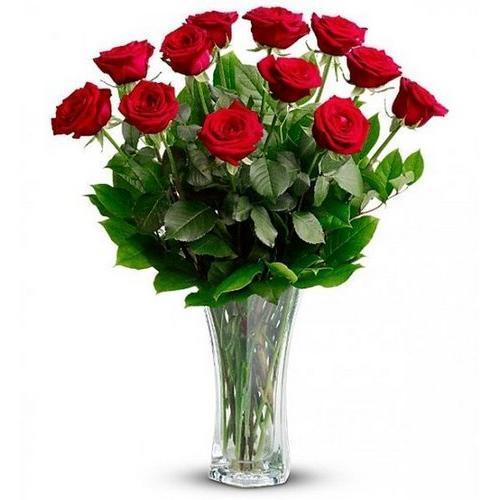 Classic Red Roses Bouquet-Better (Shown)