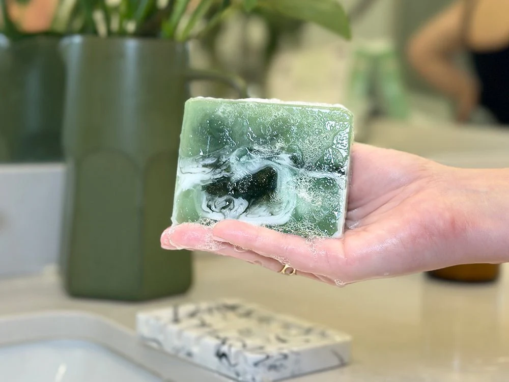 Green Stone Eucalyptus Bar Soap