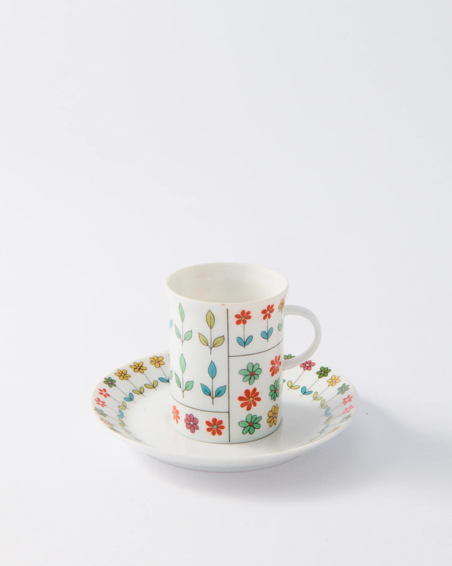 Emilio Pucci 1980s Porcelain Demitasse Set