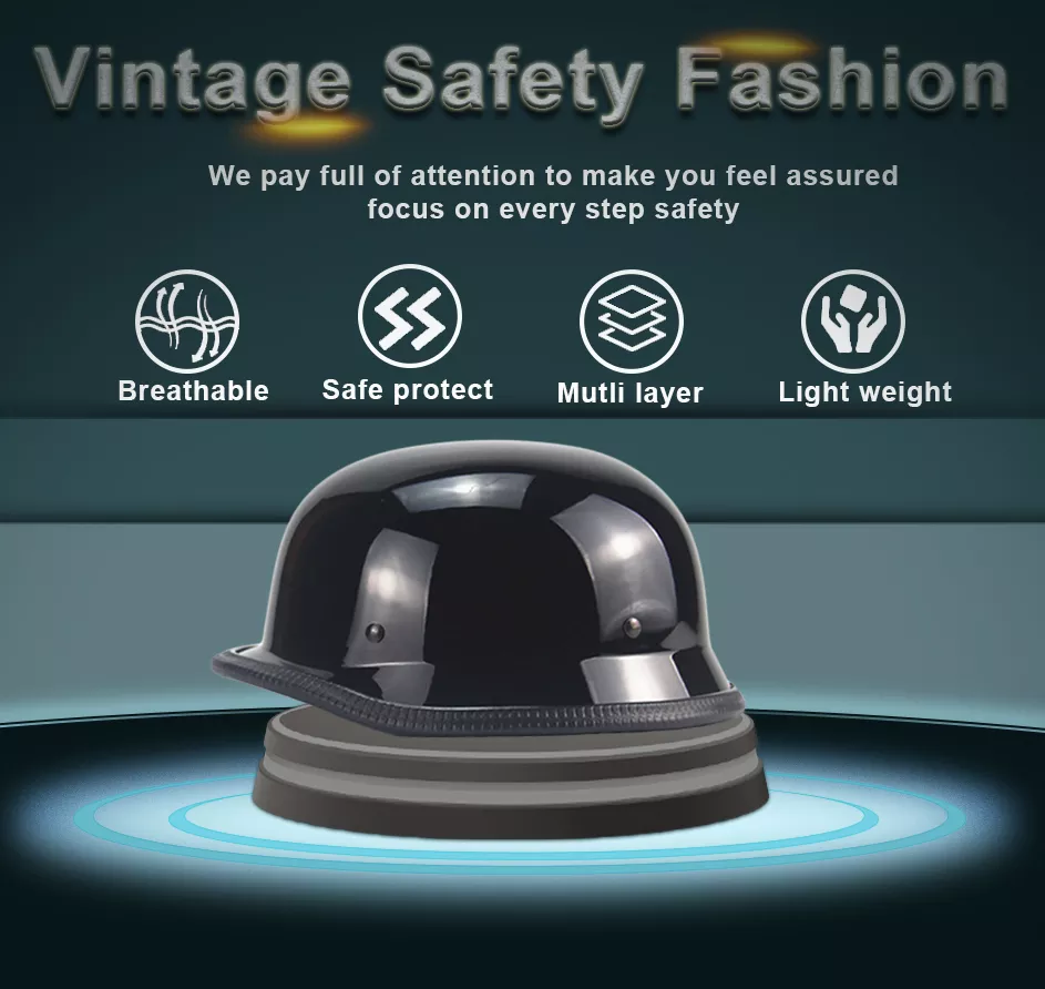 Protego Retro Helmet DOT Approved