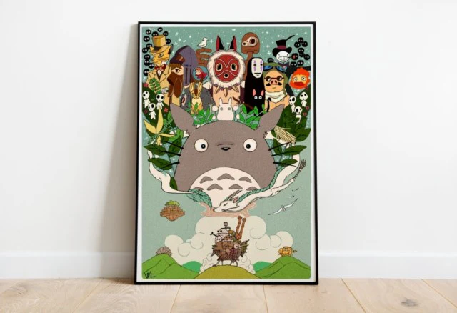 Studio Ghibli Canvas Wall Posters