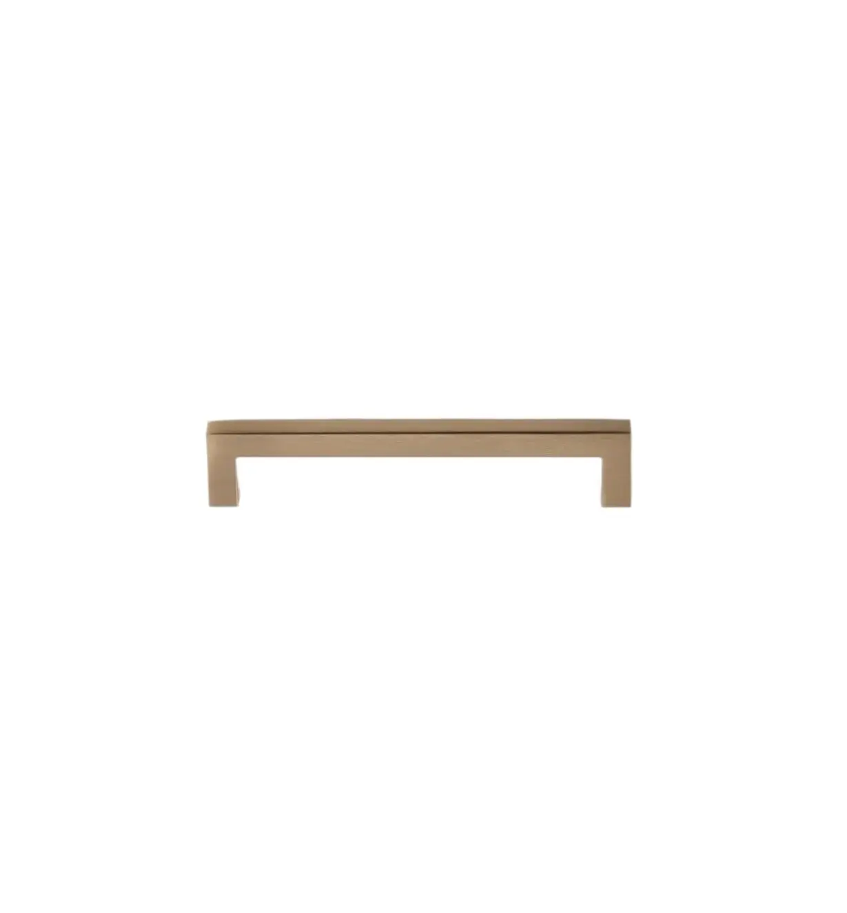Squared Champagne Bronze Cabinet Handles: Elegant Hardware for Kitchen & Furniture | Handcrafted Décor Brass Cabinet Pull - Drawer Pulls