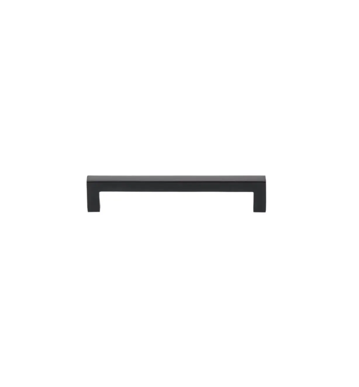 Squared Matte Black Cabinet Handles: Elegant Hardware for Kitchen & Furniture | Handcrafted Décor Brass Cabinet Pull - Drawer Pulls