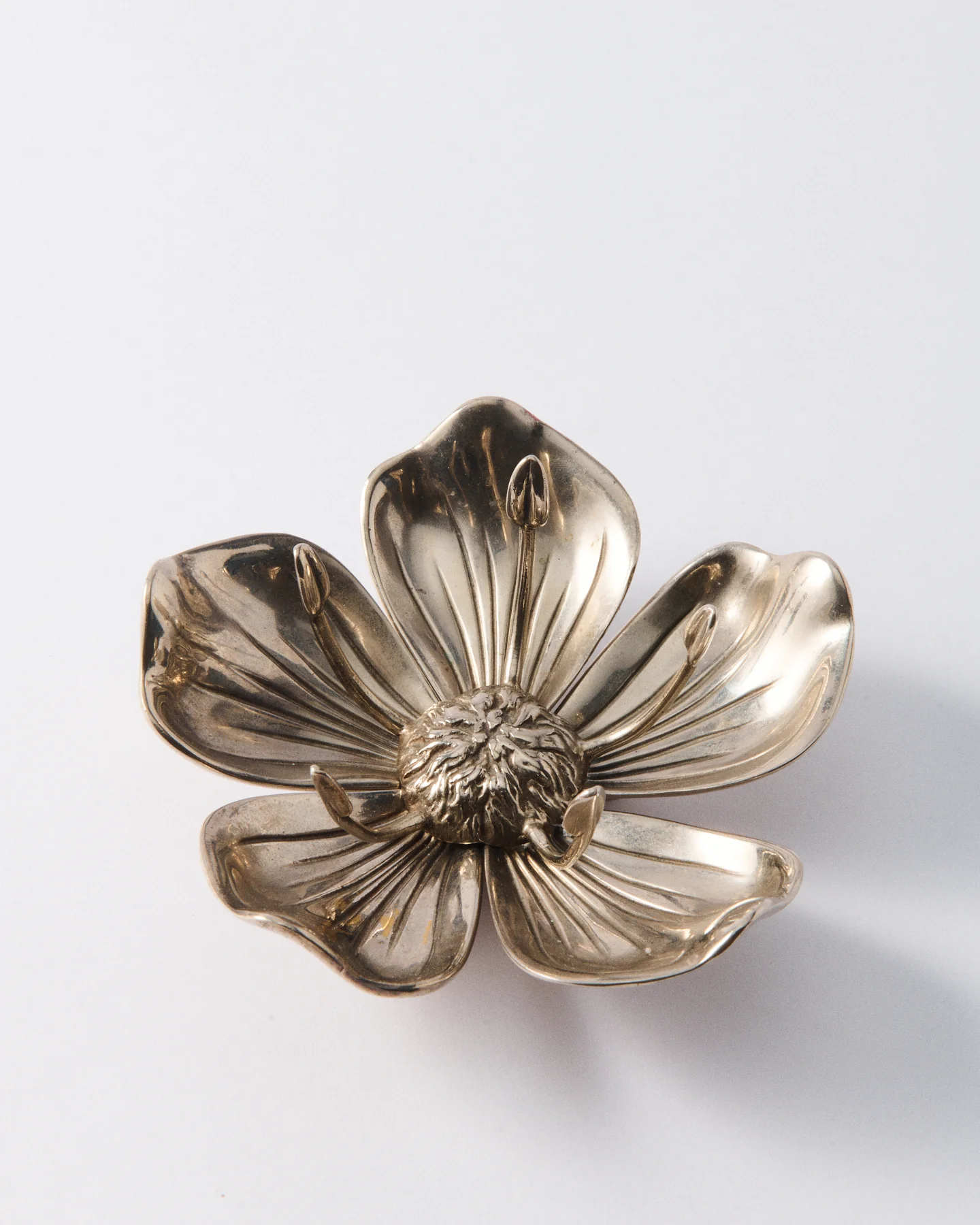 1960s Italian Silver Petal Ashtray