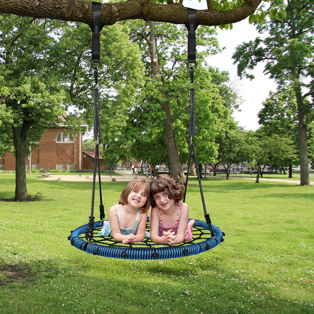 40 Spider Web Saucer Tree Swing for Kids Adults Backyard Playfun Wear Resistant