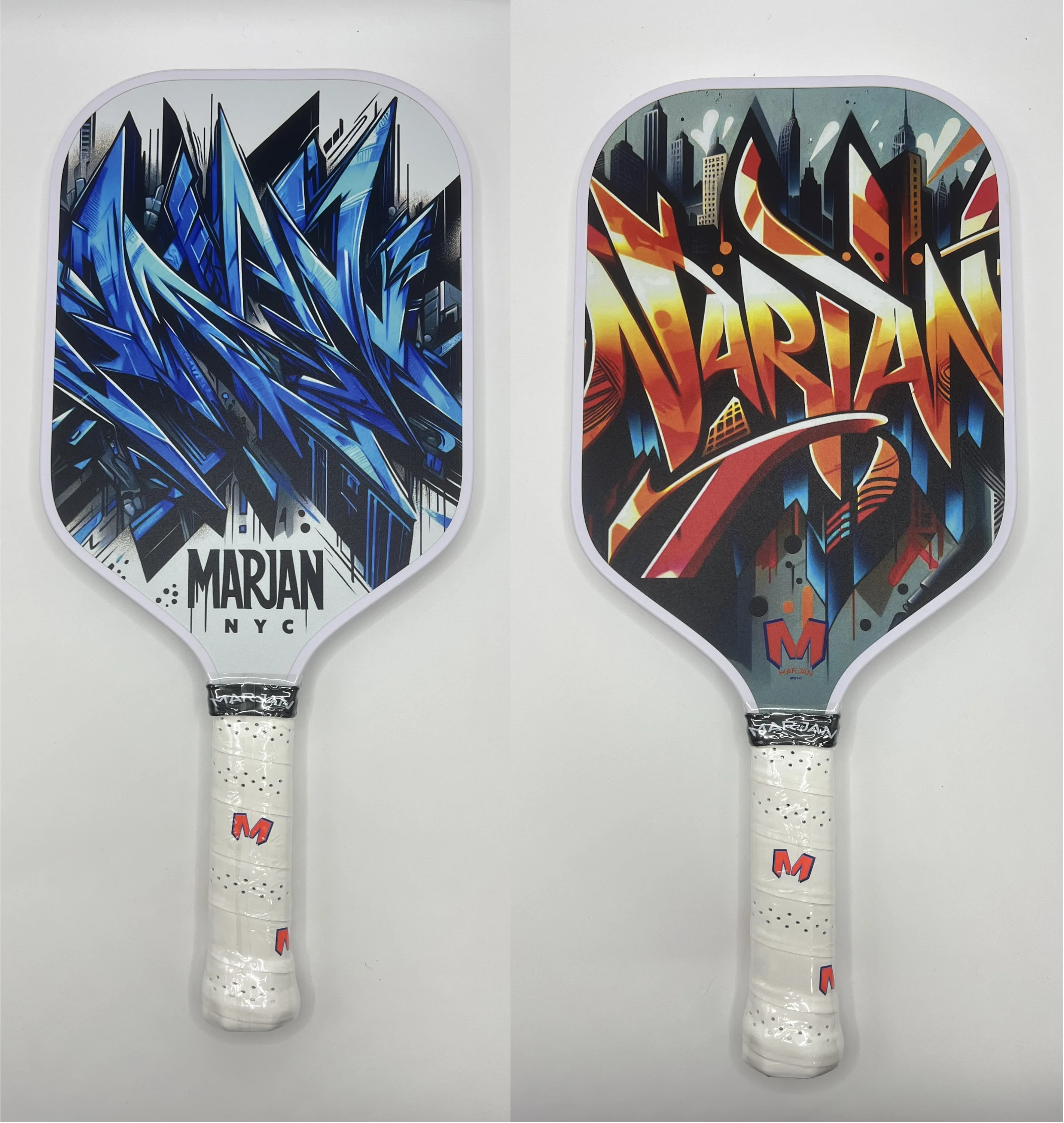 Marjan NYC Carbon Fiber Pickleball Paddle and Paddle Set