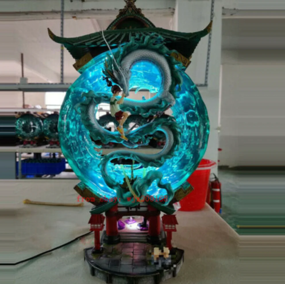 Spirited Away Haku and Chihiro Resin Statue