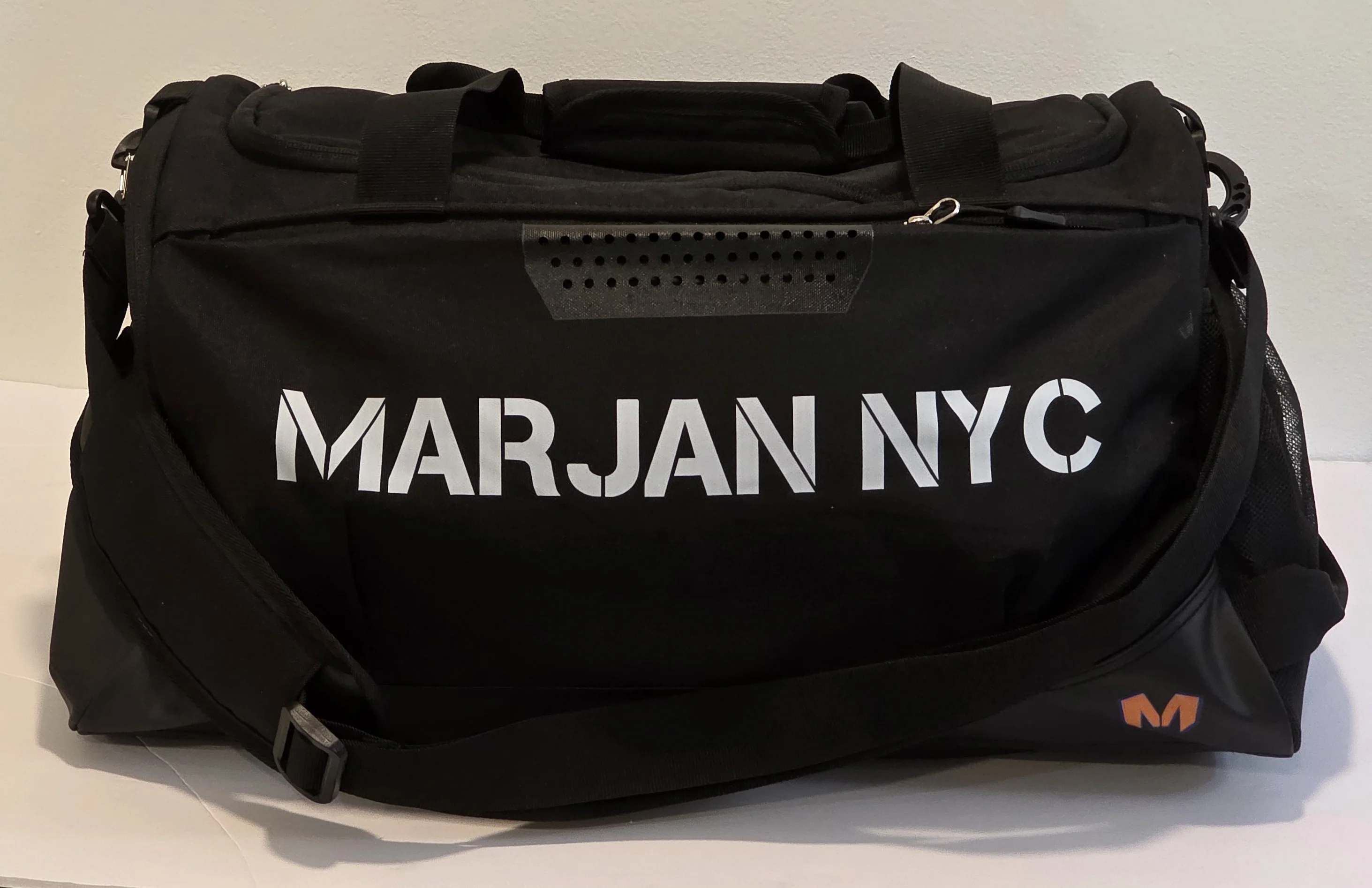 Marjan NYC Outdoor Wear-resistant Removable Hook Canvas Sport and Gym Bag