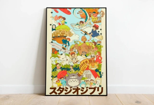 Studio Ghibli Canvas Wall Posters