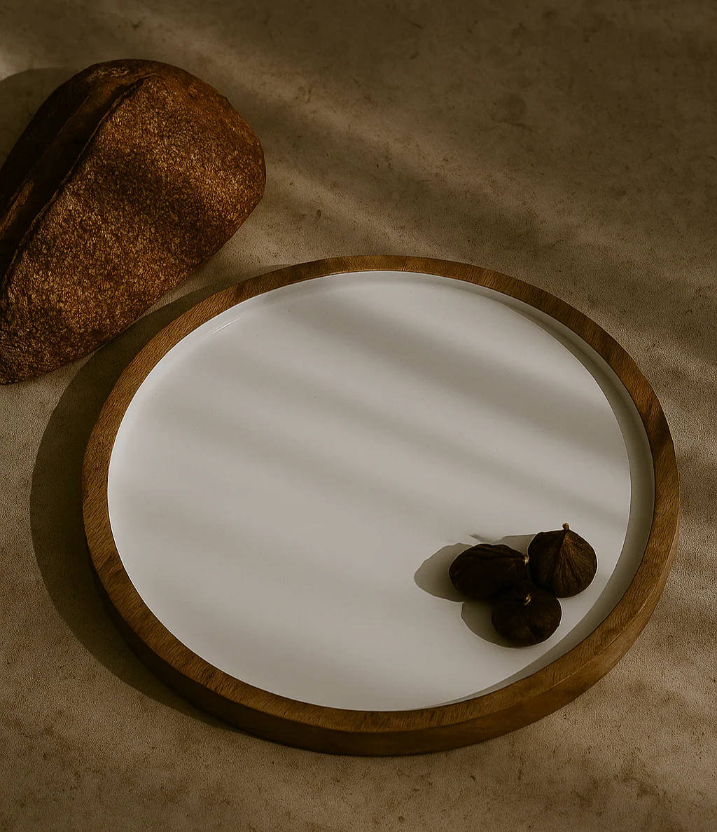 Palmer Wood + White Tray