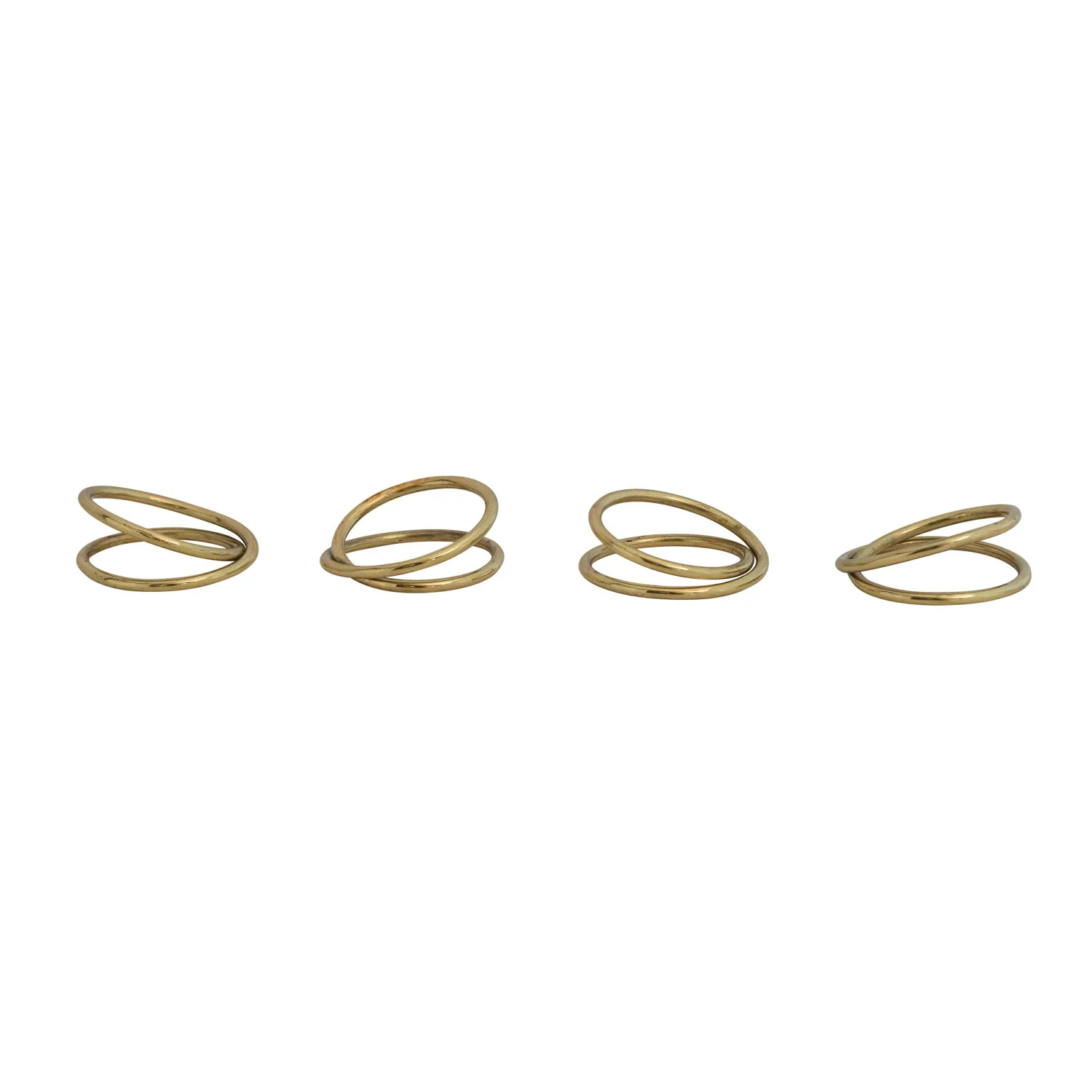 Gilda Brass Napkin Rings