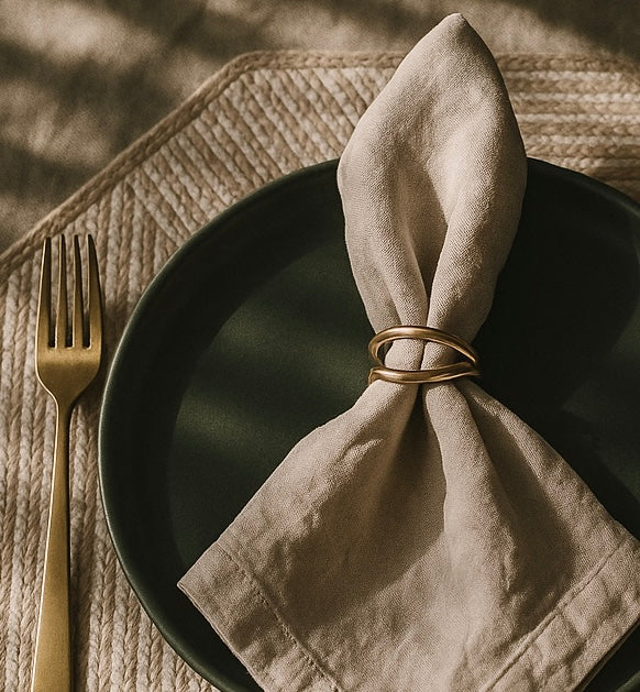 Gilda Brass Napkin Rings