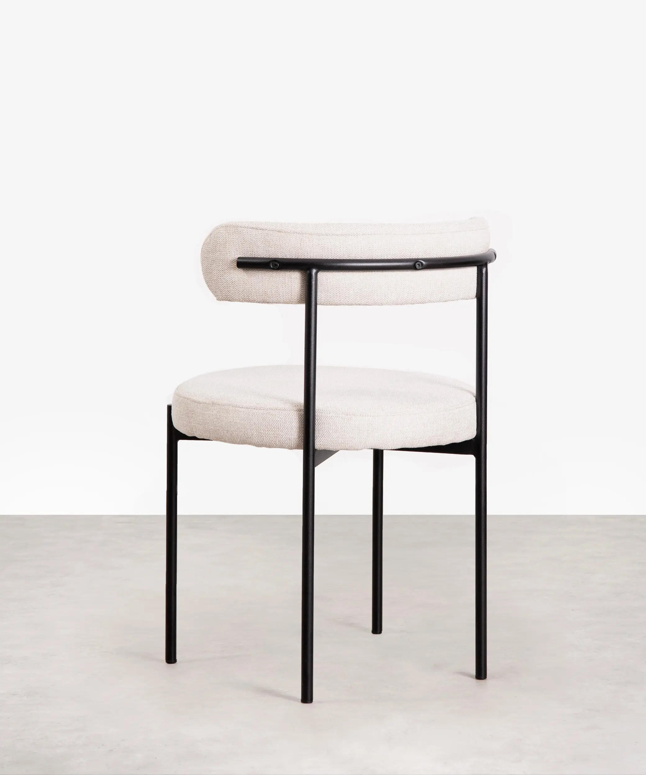 Silla de Comedor en Tela y Metal Alexia