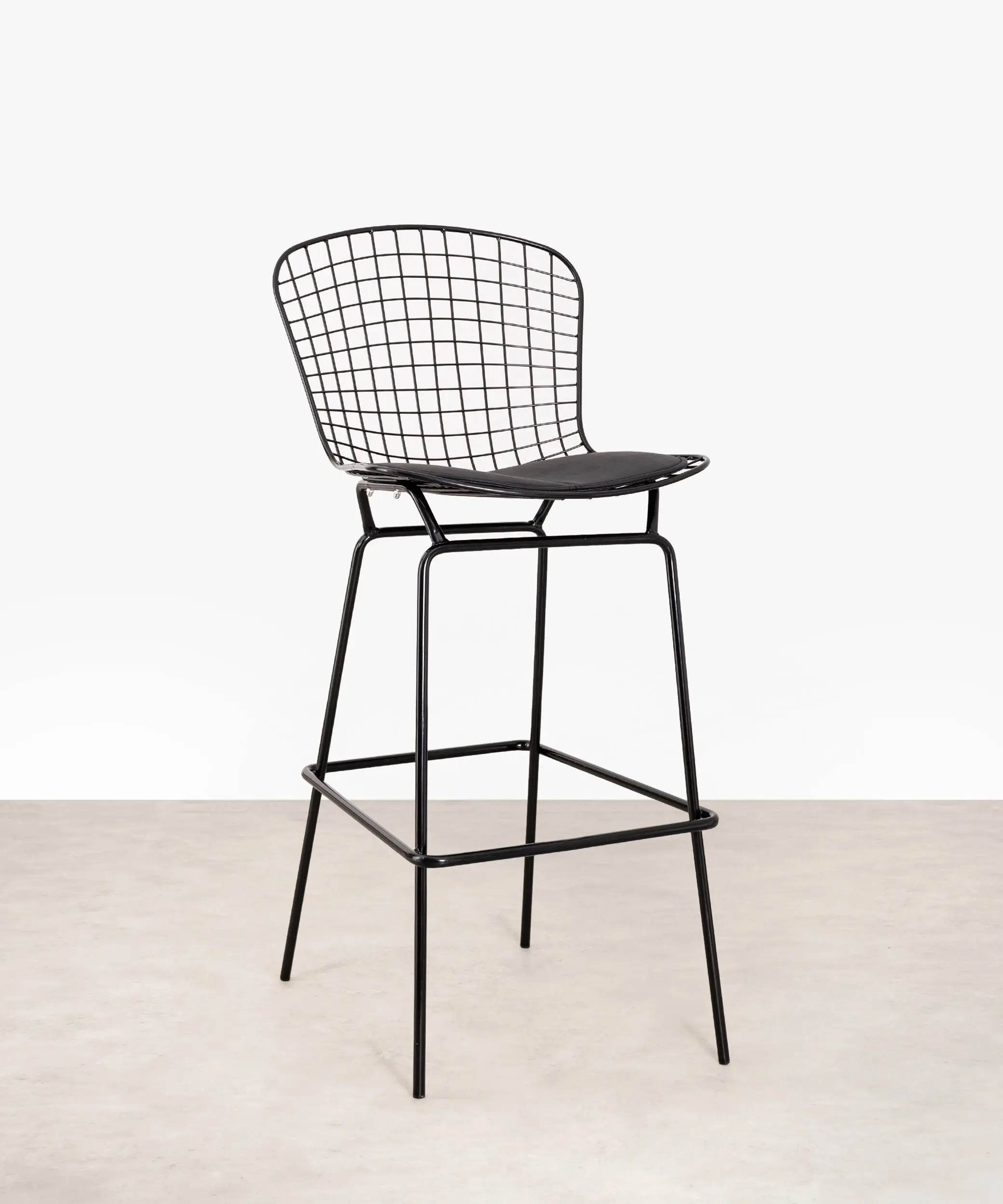 Taburete de Acero Troia - Black Edition