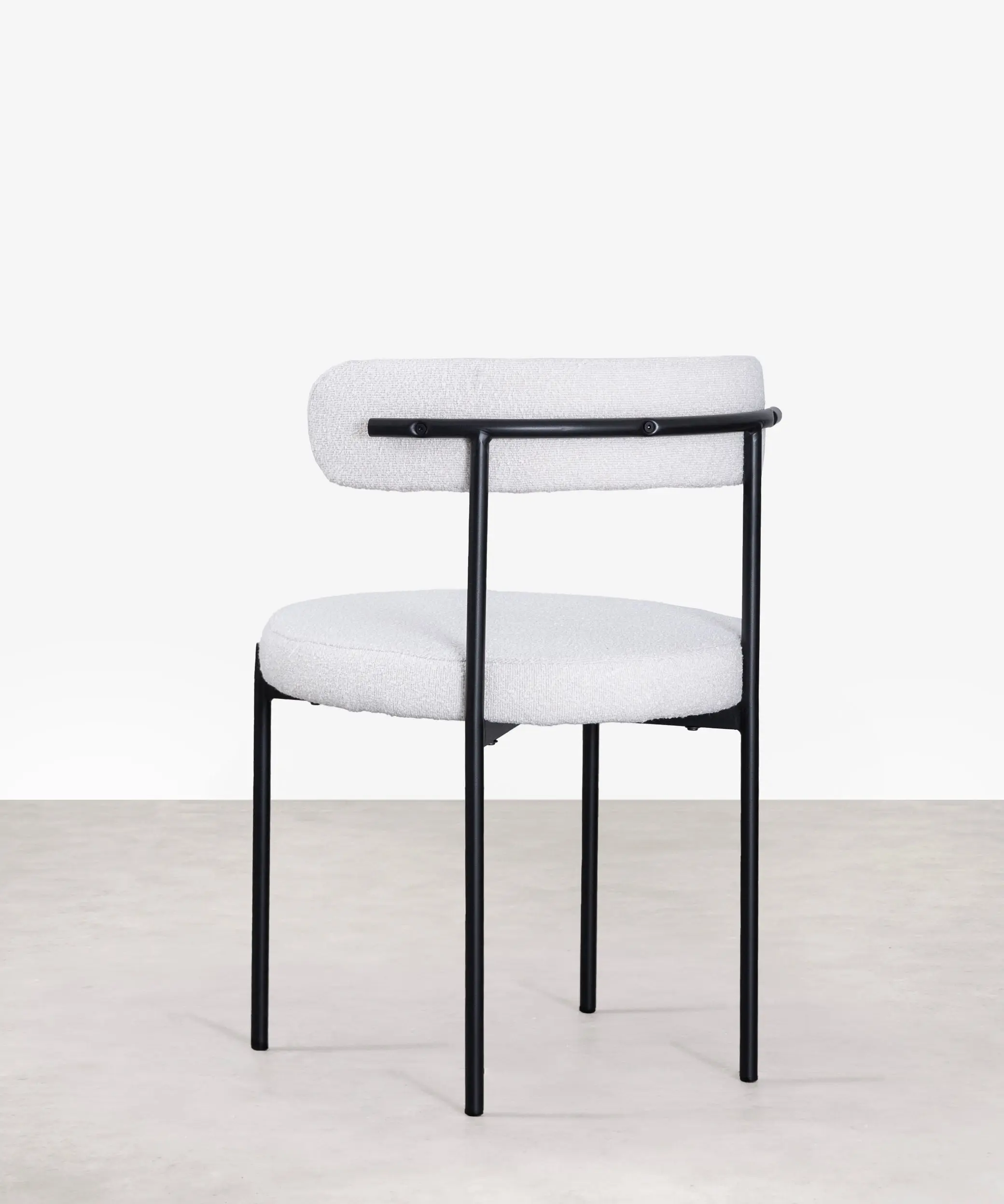 Silla de Comedor en Tela y Metal Alexia