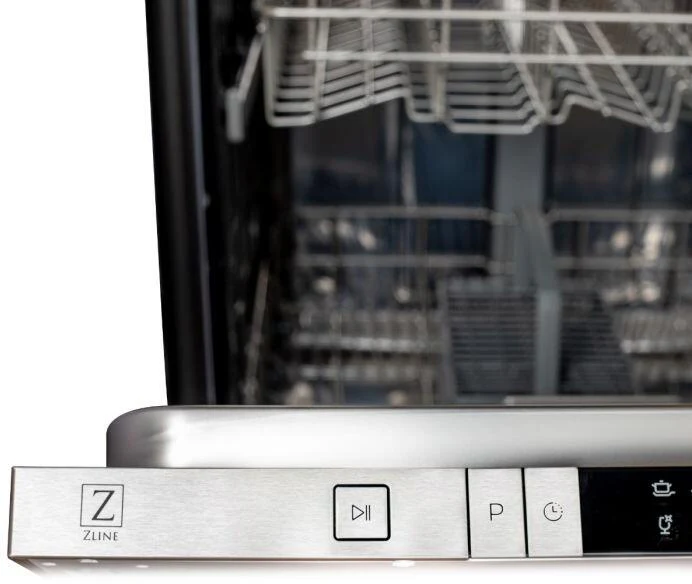 Top Control Dishwasher in Stainless Steel with Stainless Steel Tub and Traditional Style Handle  ZLINE DW-304-H-24 24 in.