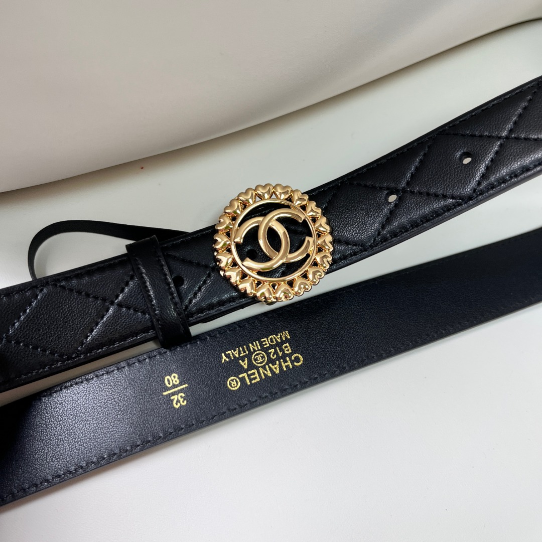 CHANEL Heart Casual Style Unisex Blended Fabrics Plain Party Style