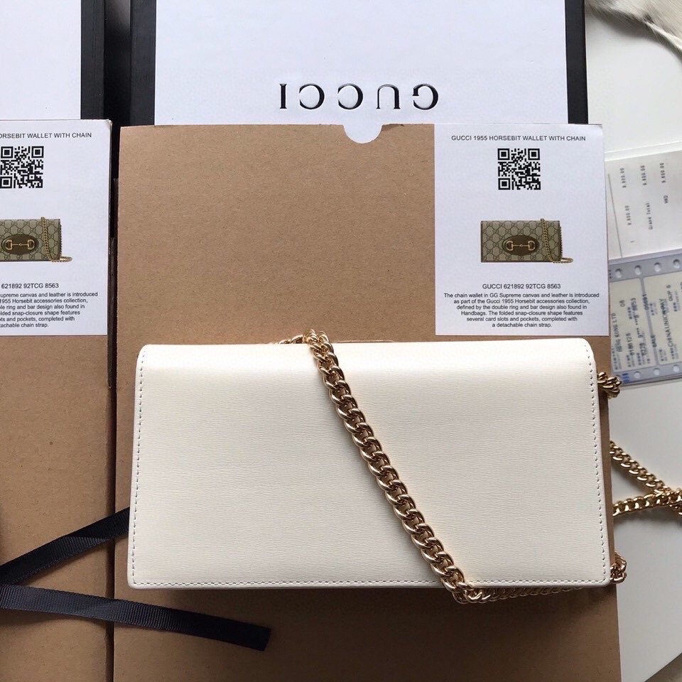Gucci Horsebit 1955 wallet with chain