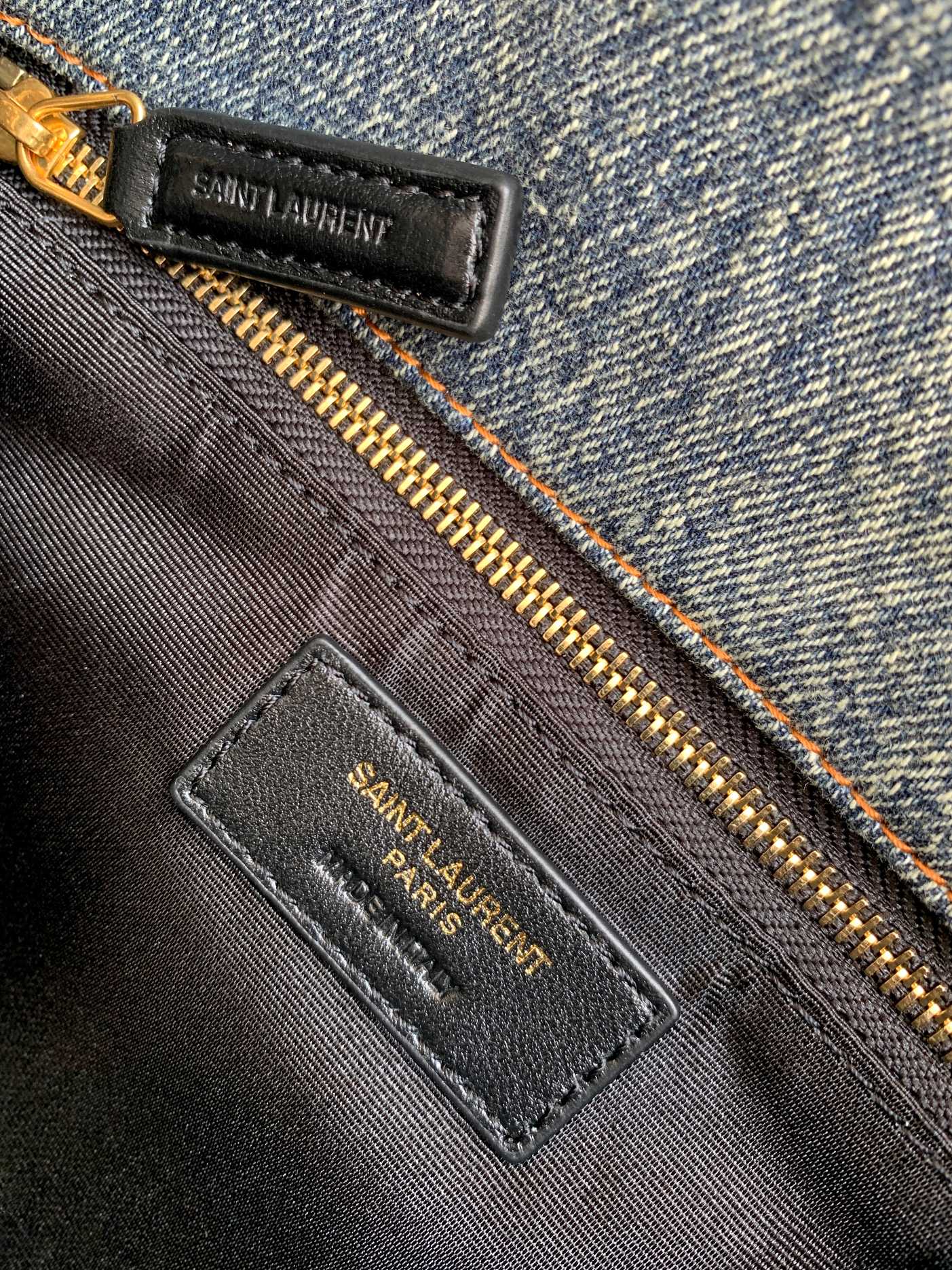 PUFFER TOY BAG IN CANVAS AND SMOOTH LEATHER