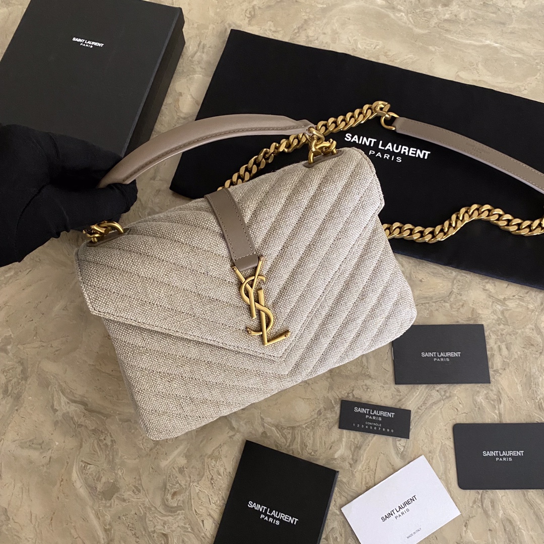 COLLEGE MEDIUM IN QUILTED LEATHER