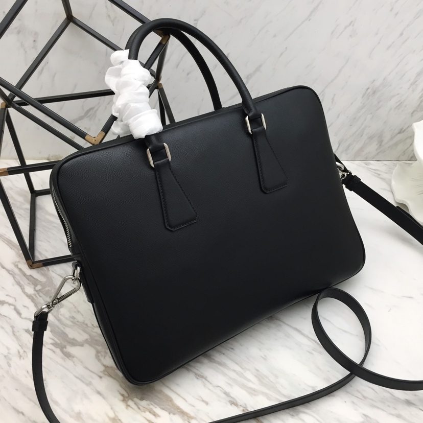 Saffiano Leather Work Bag