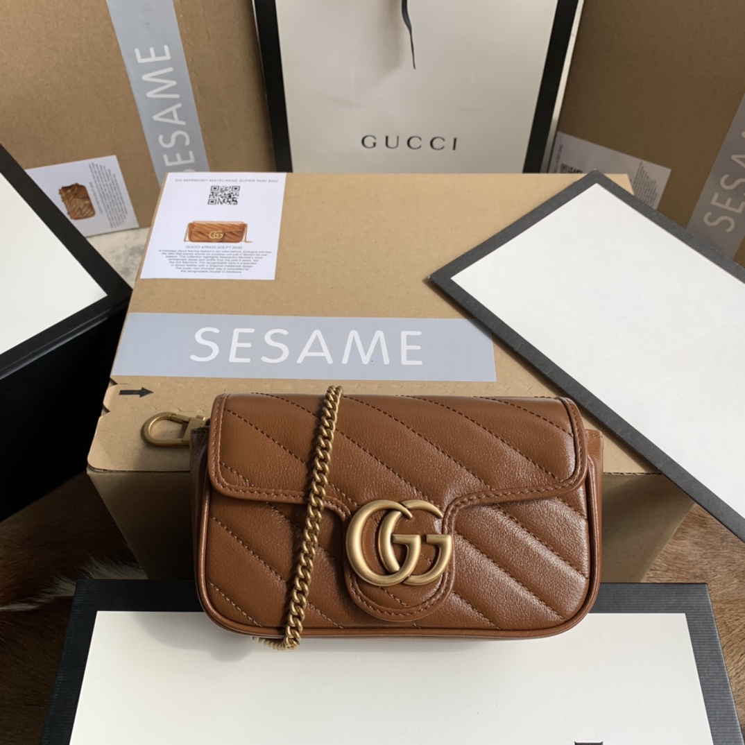 GG Marmont python super mini bag