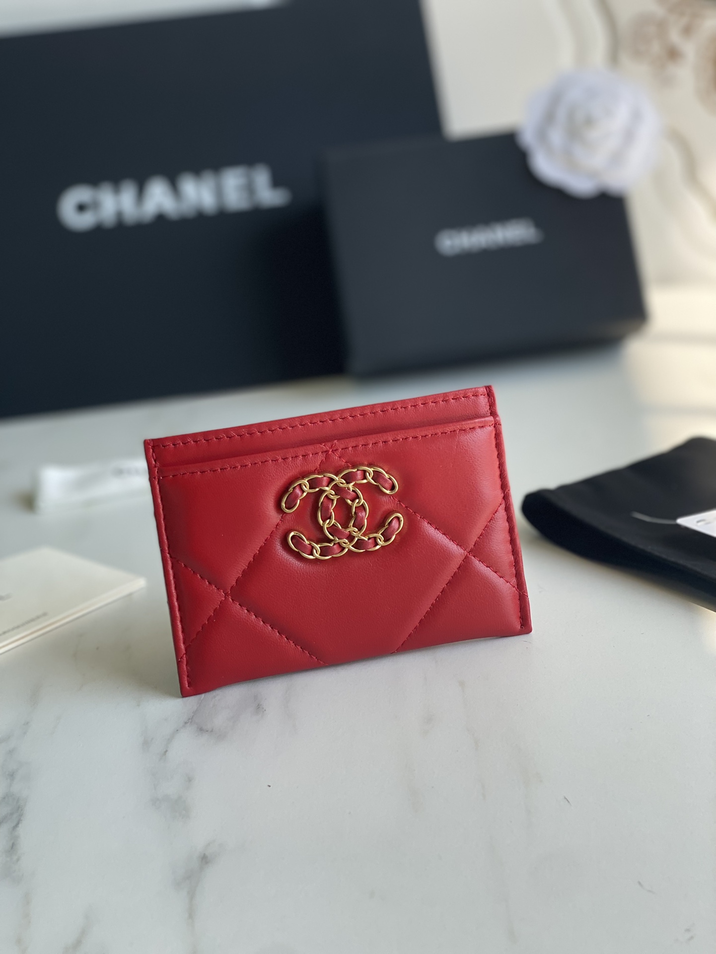 CHANEL 19 CARD HODLER