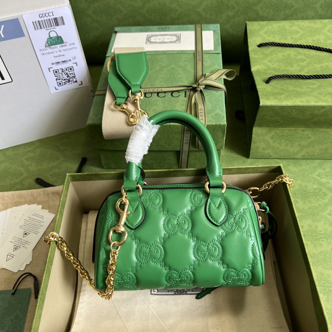 GG Matelassé leather mini bag
