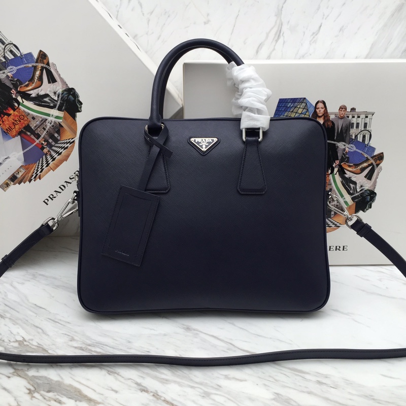 Saffiano Leather Work Bag