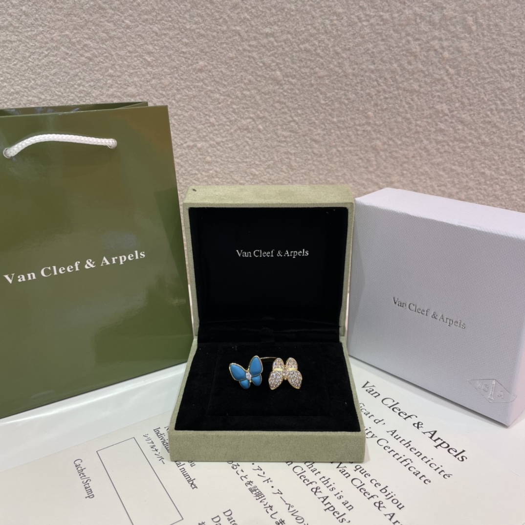 Van Cleef & Arpels Two Butterfly Ring