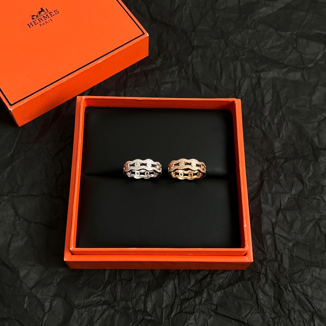 Hermes Reseau Lumiere Ring