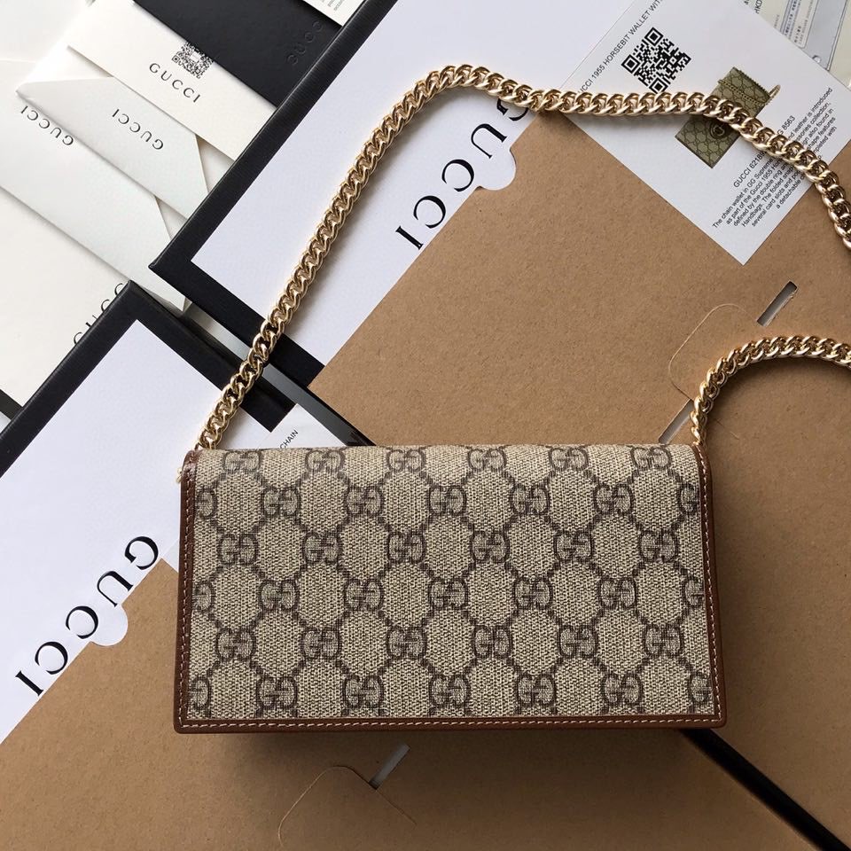 Gucci Horsebit 1955 wallet with chain